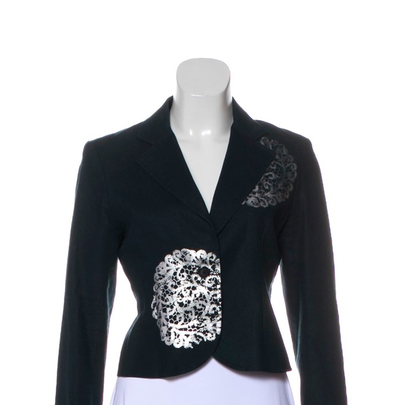 Libertine
Structured Printed Blazer
Size: L color blue - Picture 1 of 5